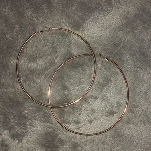 gold hoop earrings